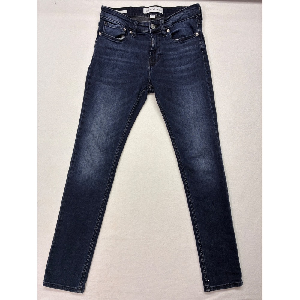 Calvin Klein Modern Slim Jeans‎ Indie Sleaze Minimalist Indigo - 28 Dark Blue